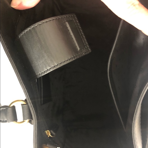 Cole Haan Black Leather Handbag NWT - Picture 6 of 6